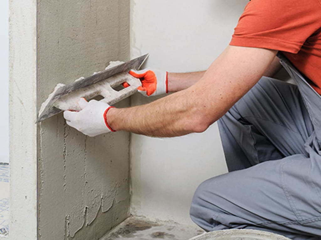Putty powder application