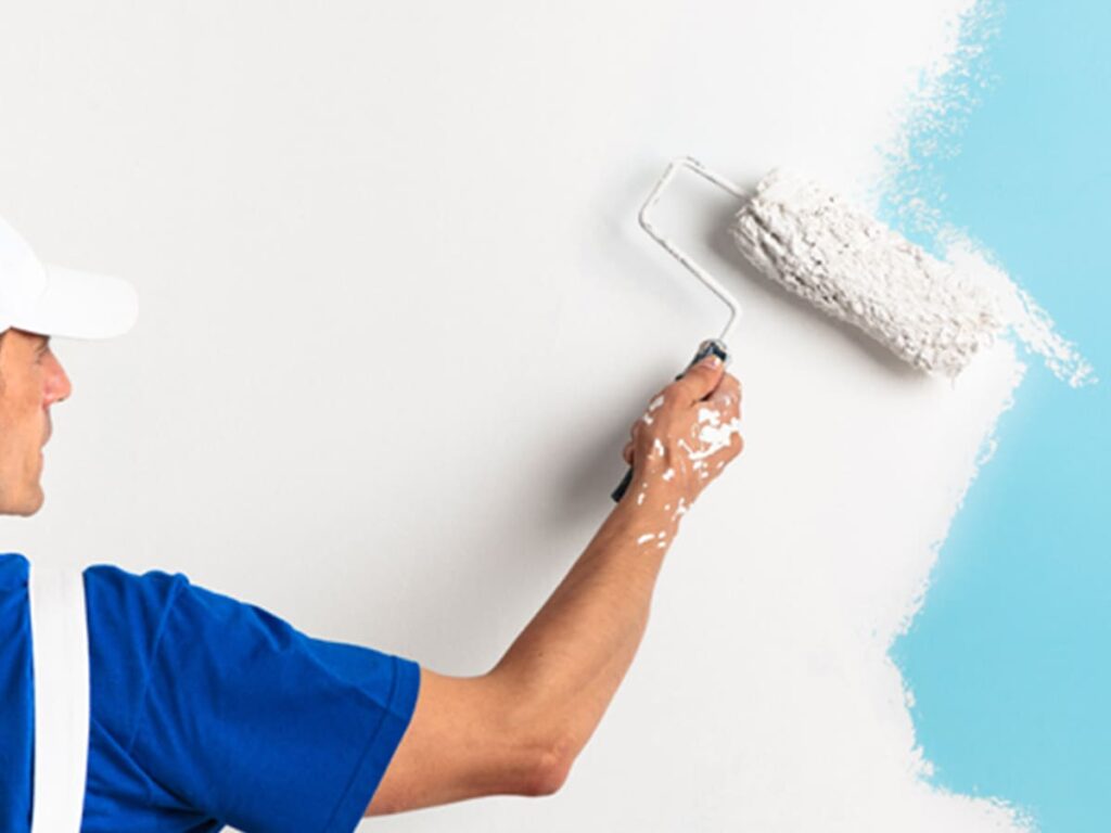 Wall paint application